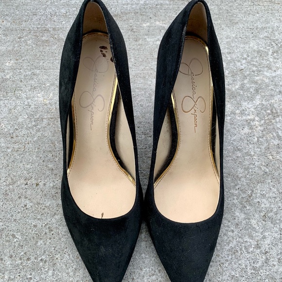 Jessica Simpson Black Heels Size 9 - Picture 6 of 6